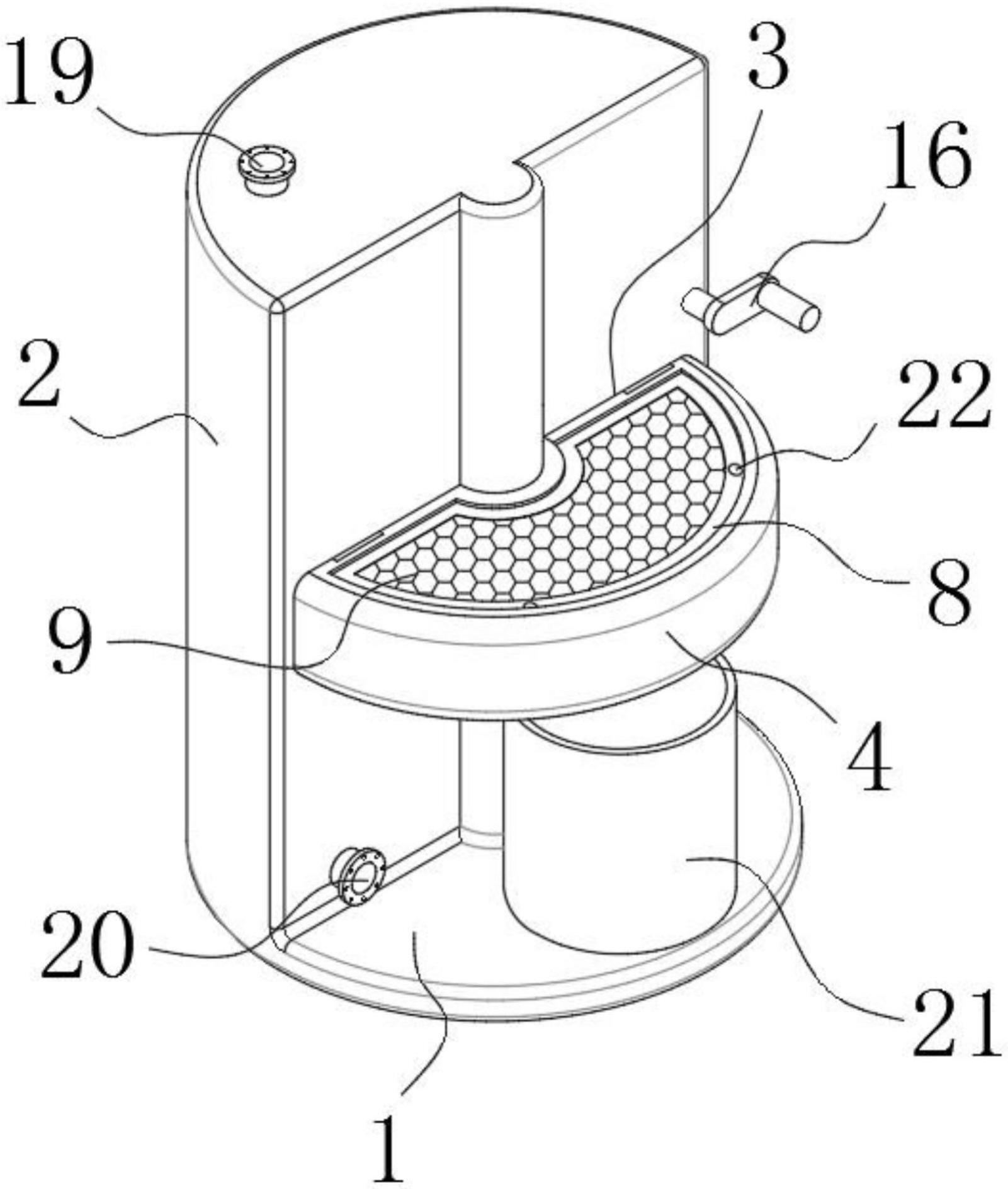 一种便于填料的催化氧化机的制作方法