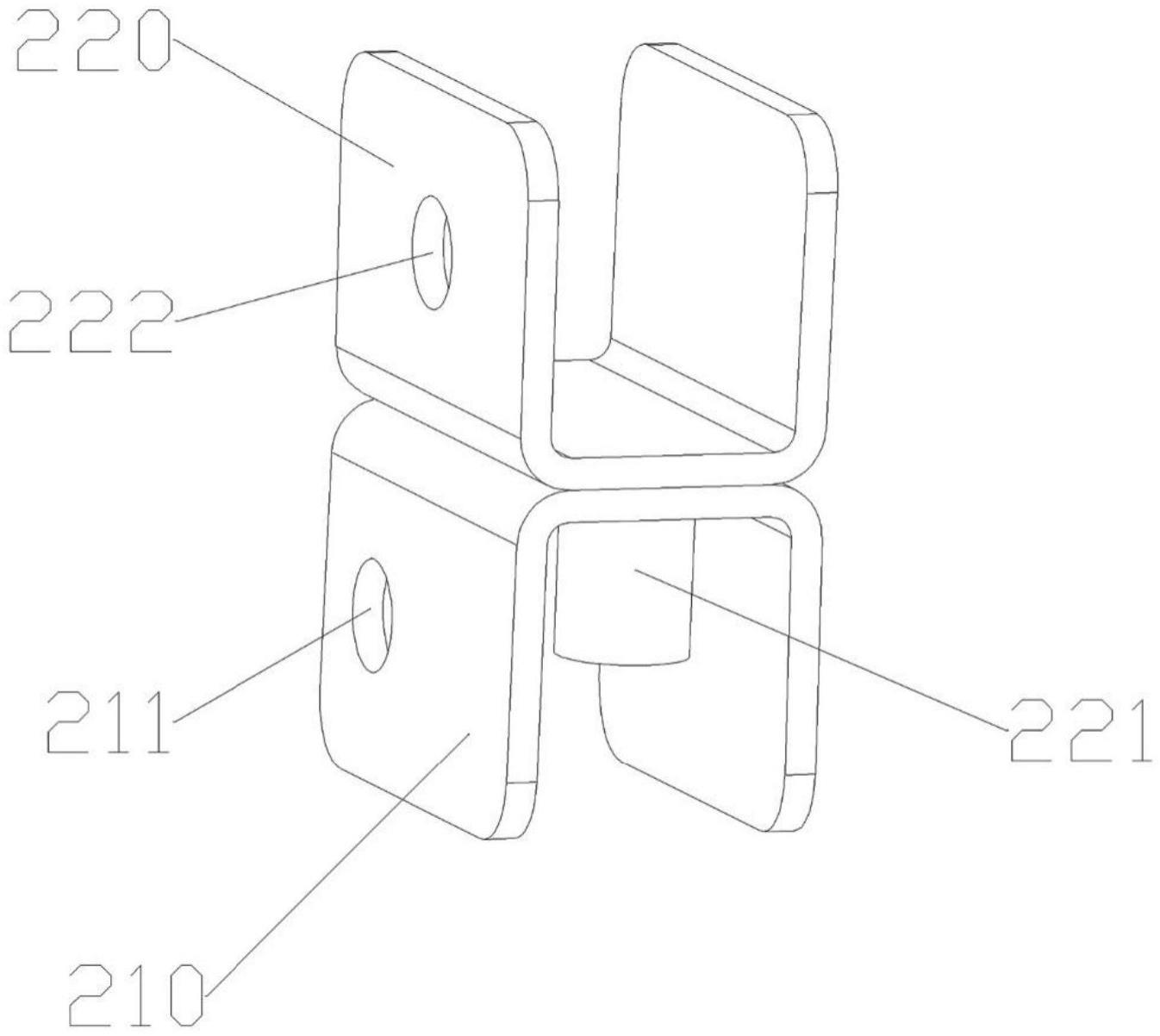 玩具厨房门轴连接器的制作方法