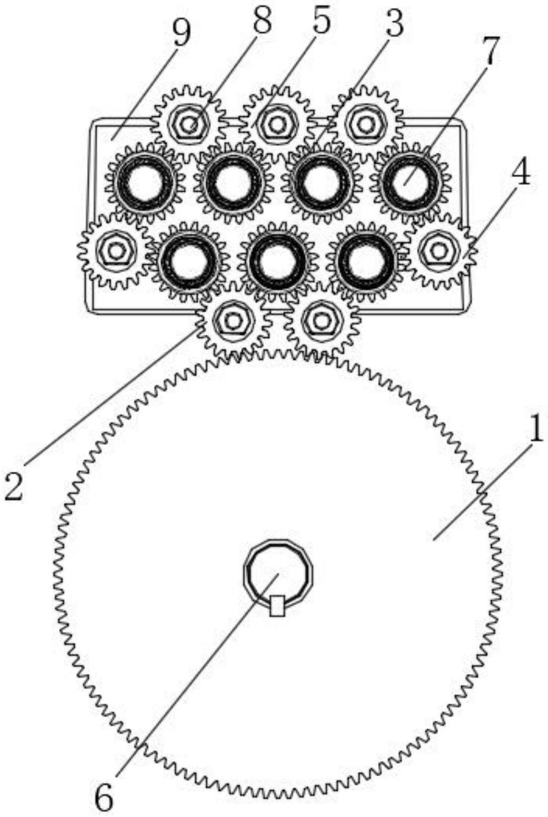 一种节约空间的密集排多腔同步绞牙模具结构的制作方法