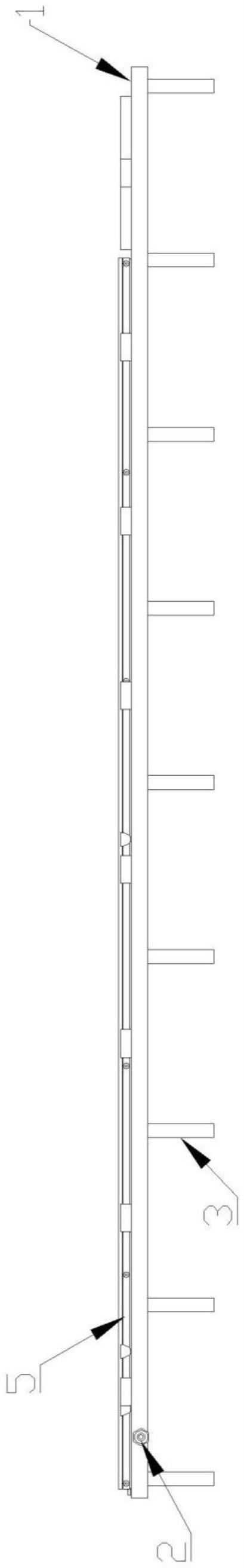 一种光伏板加强筋夹具的制作方法