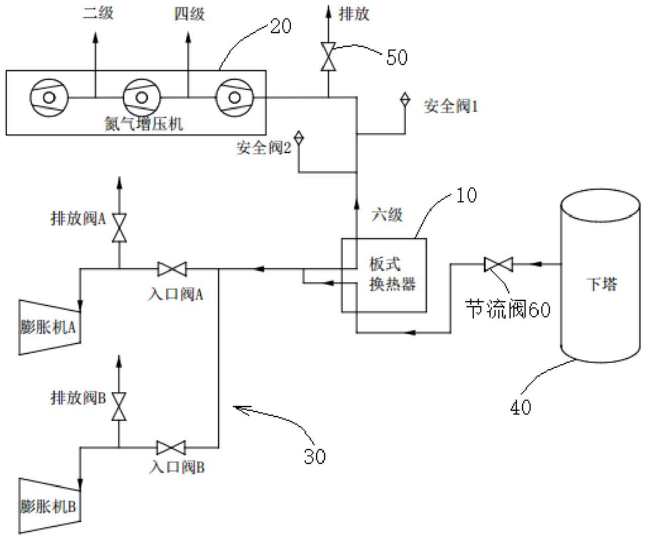 一种基于板式换热器反向加热的空分装置的制作方法