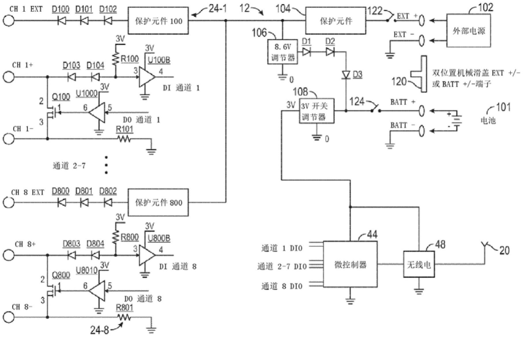 具有外部电力选项的无线离散输入的制作方法